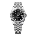 Rolex Datejust Diamond Black Dial Jubilee 41mm